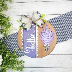 Hello Lavender 10.5" Round