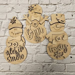 Build a Snowman DIY Ornament Kit