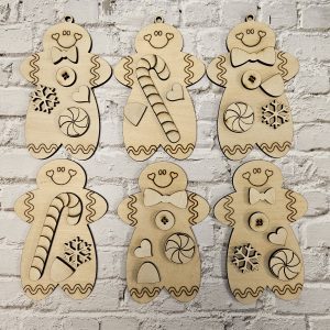 Gingerbread DIY Kit -6 Pack