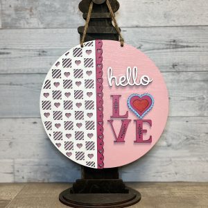 Hello Love 10.5" Round