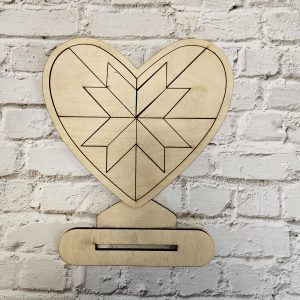 Standing Heart Barn Quilt