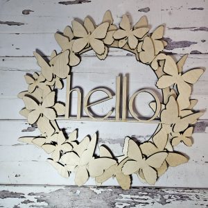 Hello Butterflies Round