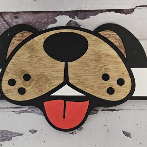 Cartoon Dog Leash Holder - No Collar