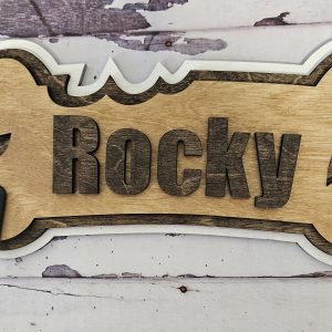 Chew Bone Dog Leash Holder