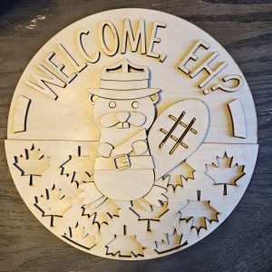 Welcome Eh? 14" Round
