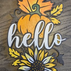 Hello Fall Door Hanger