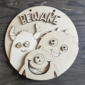 Beware Monsters Round