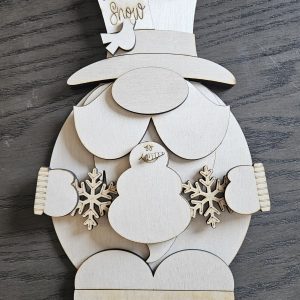 Winter Snowman Standing Shelf sitter Gnome