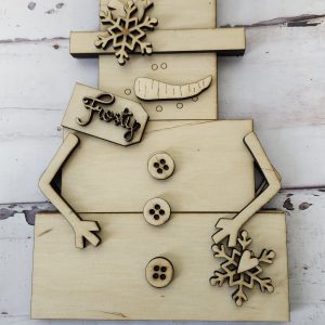Frosty Block Snowman