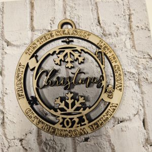 Christmas 2024 Snowflake Ornament