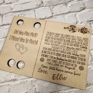 Welcome Back Elf Postcard