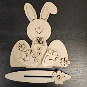 Standing Shelf Sitter Egg Hunt Bunny
