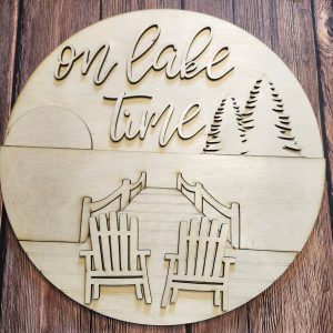 On Lake Time 15" Round