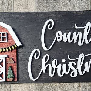 Country Christmas Sign