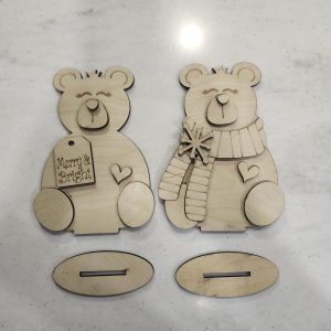 Standing Shelf Sitter - Polar Bear Couple